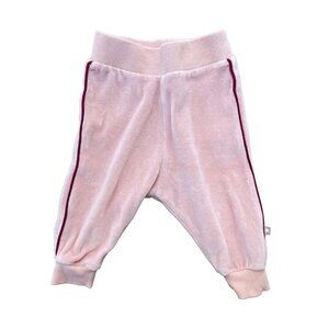 Molo - Pink Velour Organic Baby Leggings